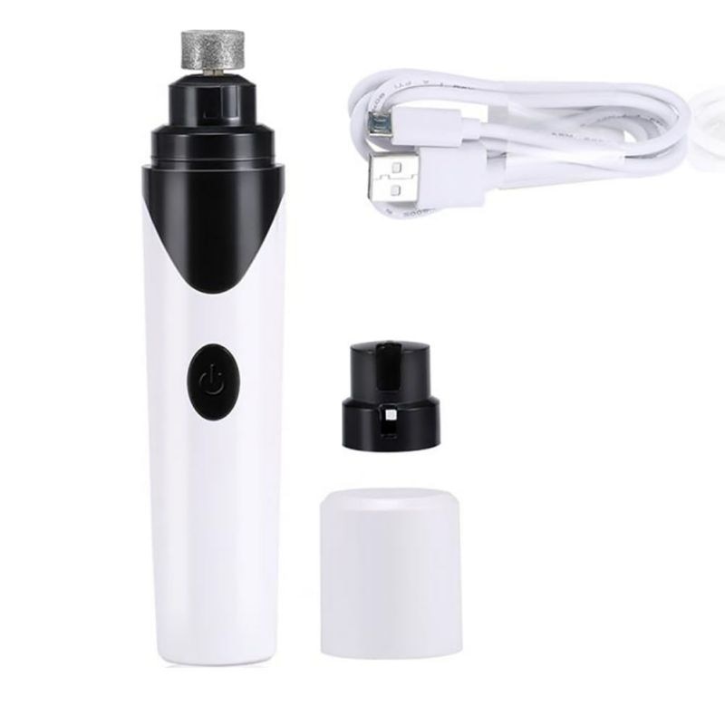 USB Electric Pet Dog Nail Grinder Trimmer Clipper Pets Paws Nail Cutter